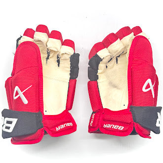 Bauer Vapor Hyperlite - Used NHL Pro Stock Glove - Dmitry Orlov (Red/Black)
